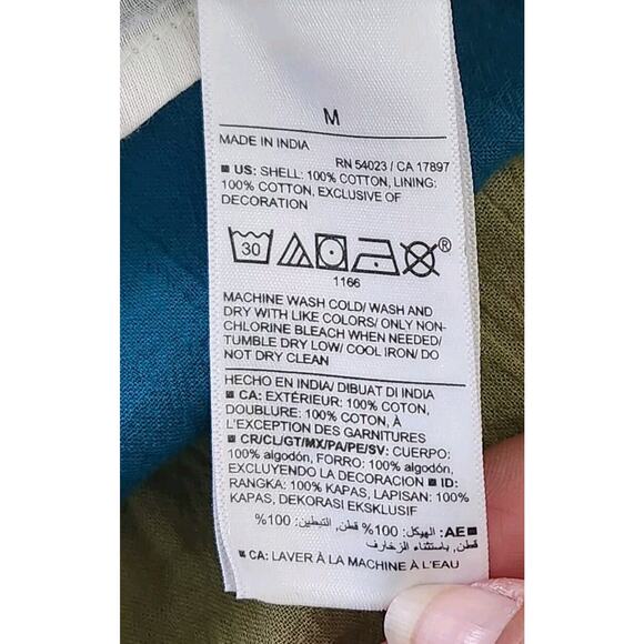 OLD NAVY Sleeveless Tasseled Color-Block Maxi Dress Pockets Oversized M-XL - Picture 11 of 11